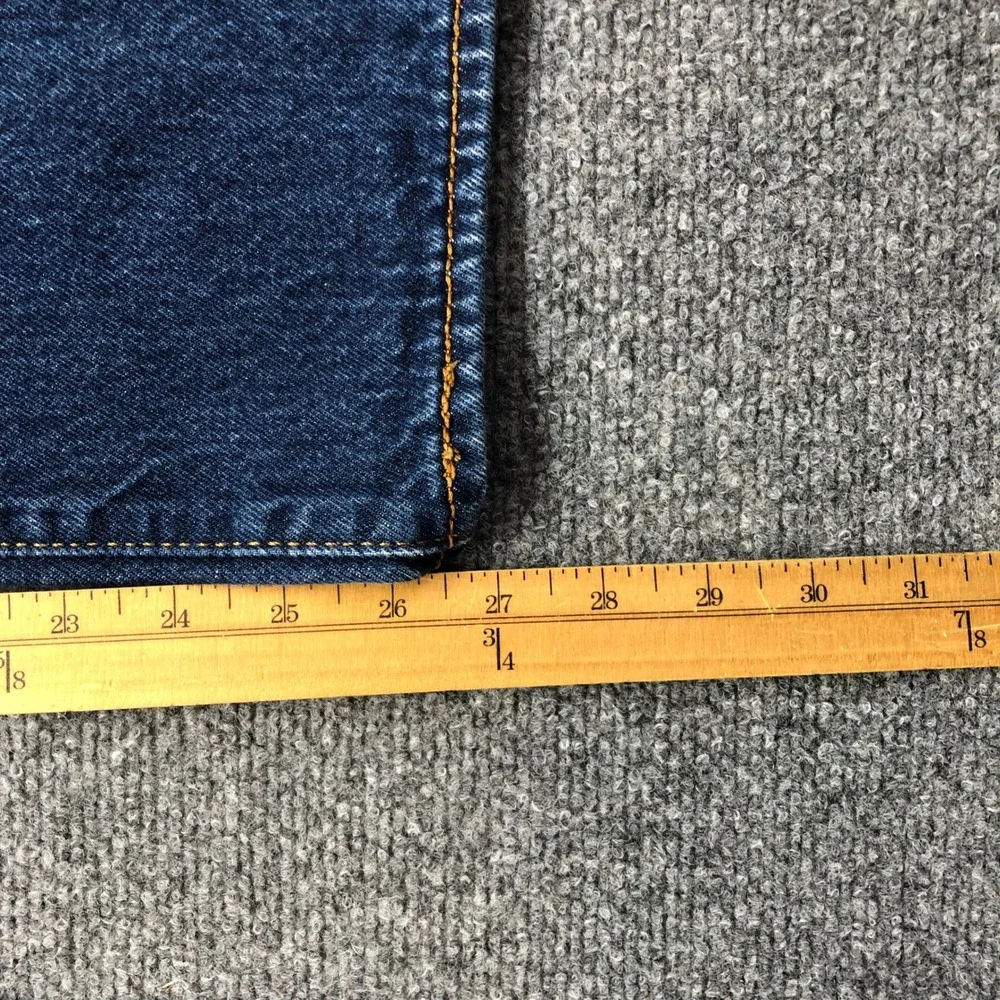 Levis 501 Original Fit Mens Dark Wash Straight Leg Button Fly Jeans W33 L31